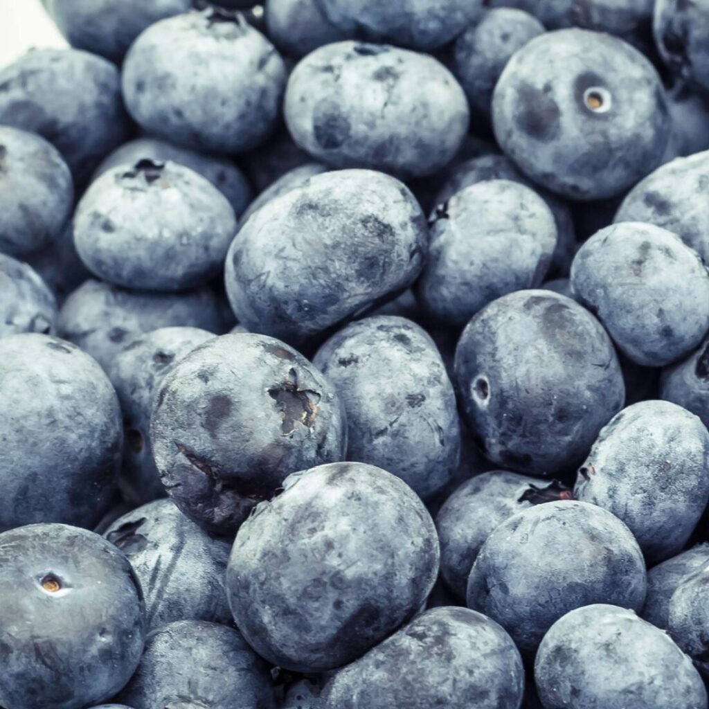 A vibrant close-up image of fresh, organic blueberries. Perfect for healthy food themes.